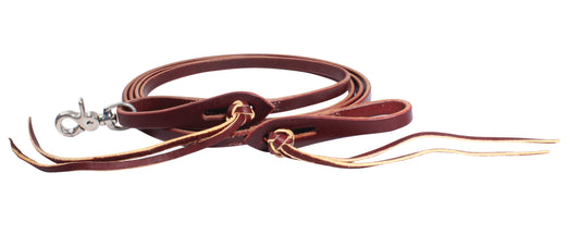 Professional's Choice Pineapple Knot Latigo Roping Reins