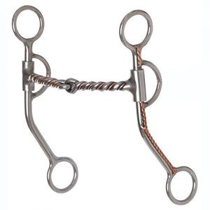 784 Reinsman Sweet and Sour D & L Twisted Snaffle Bit