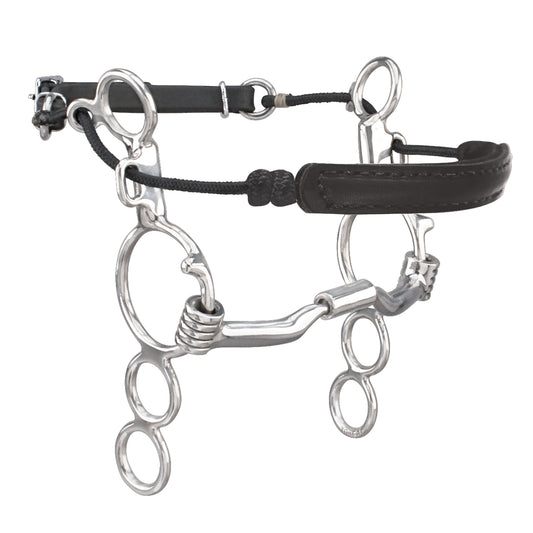 Myler 3-Ring Combination Bit Low Port Comfort Snaffle MB 04