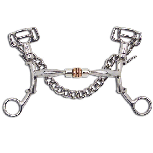 Myler Lynn McKenzie Signature Series MMB Short Shank Comfort Snaffle with Copper Roller MB 03