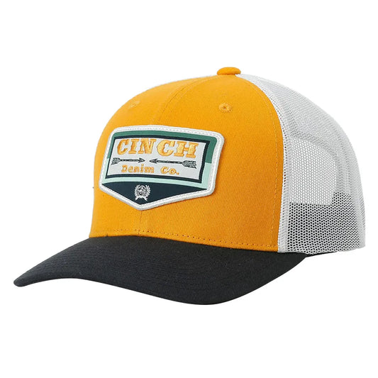 Cinch Men's FlexFit Gold With Arrows Cap