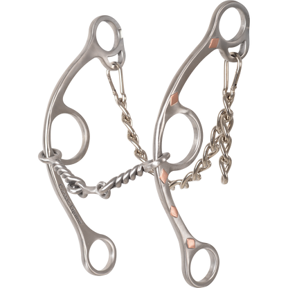 Sherry Cervi Barrel Bit Diamond II Gag Long Shank - Stainless Steel