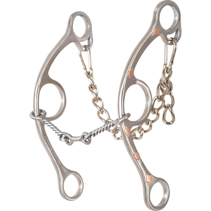 Sherry Cervi Barrel Bit Diamond II Gag Long Shank - Stainless Steel