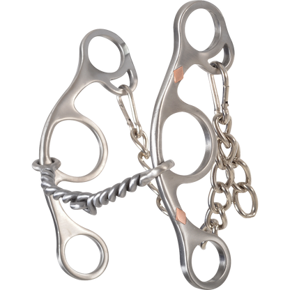 Sherry Cervi Barrel Bit Diamond II Gag Short Shank - Stainless Steel