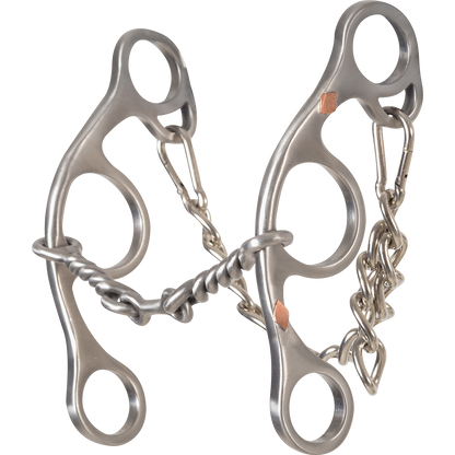 Sherry Cervi Barrel Bit Diamond II Gag Short Shank - Stainless Steel