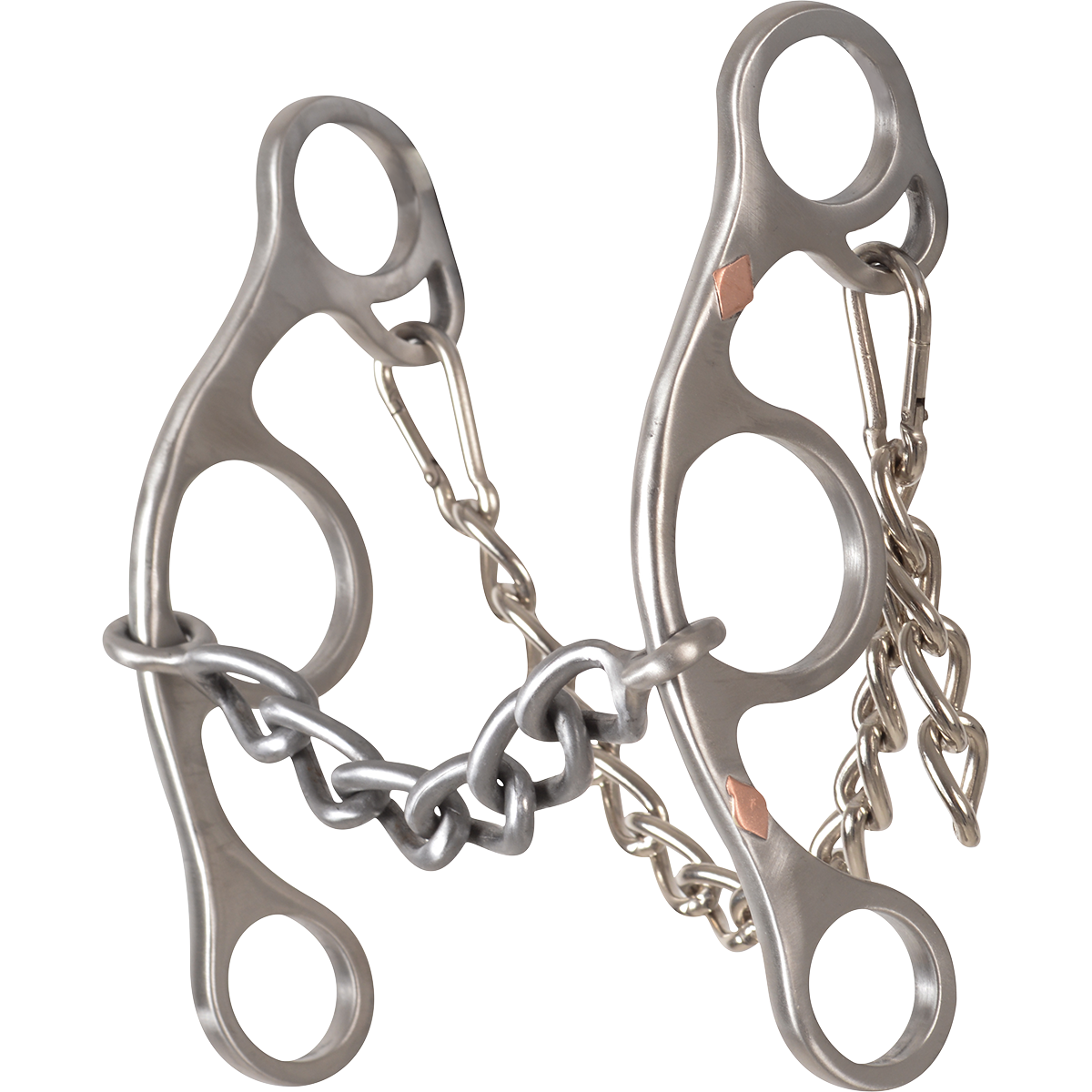 Sherry Cervi Barrel Bit Diamond II Gag Short Shank - Stainless Steel