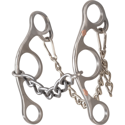 Sherry Cervi Barrel Bit Diamond II Gag Short Shank - Stainless Steel