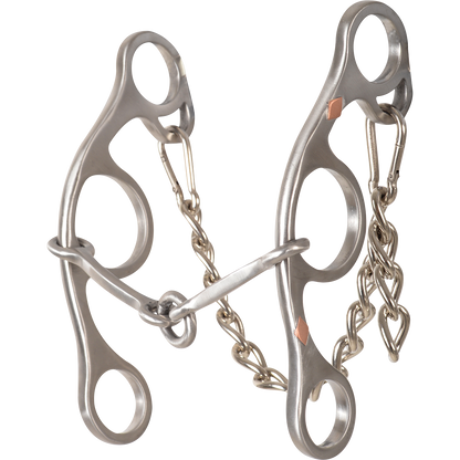 Sherry Cervi Barrel Bit Diamond II Gag Short Shank - Stainless Steel