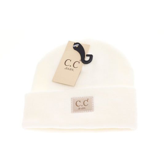 C.C Beanie BABY Classic Oversized Logo Beanie