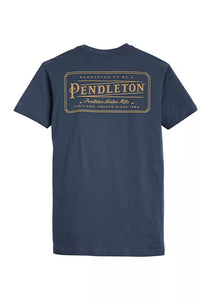 Pendleton Men's Logo on Back & Front  T-Shirt (Different Color Combinations)