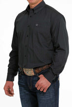Load image into Gallery viewer, Cinch Men&#39;s Black Stripes Western Shirt
