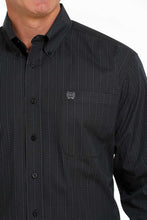 Load image into Gallery viewer, Cinch Men&#39;s Black Stripes Western Shirt
