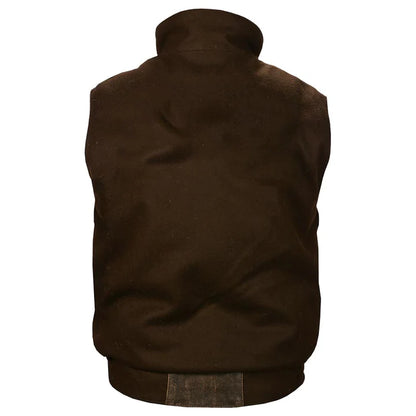 Carroll Boy's Youth Gunsmoke Brown Vest