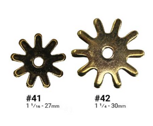 Spur Rowel Replacement Pairs - Brass Assortment