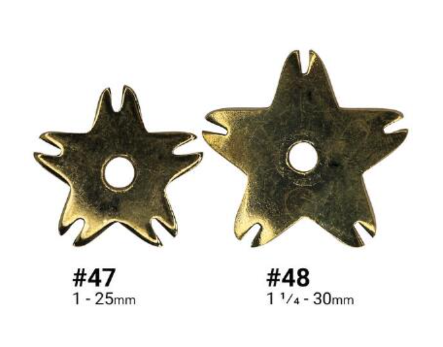 Spur Rowel Replacement Pairs - Brass Assortment