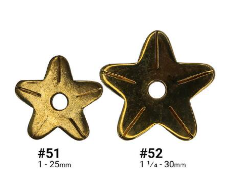 Spur Rowel Replacement Pairs - Brass Assortment