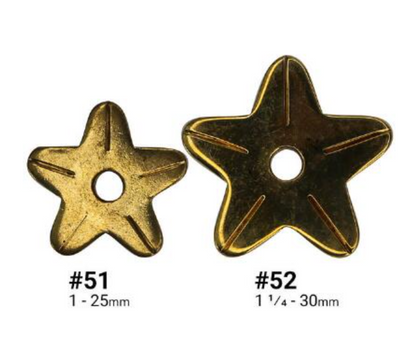 Spur Rowel Replacement Pairs - Brass Assortment