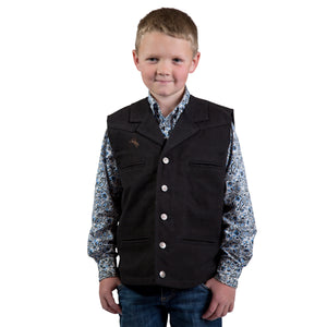 Wyoming Traders Youth Bronco Canvas Vest