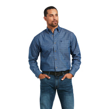 Load image into Gallery viewer, Ariat Men&#39;s Deep Pacific Blue Desmond Western Shirt
