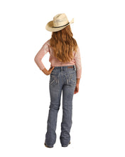 Load image into Gallery viewer, Rock &amp; Roll Girl&#39;s Medium Wash, Deco Pocket  Boot Cut Jeans
