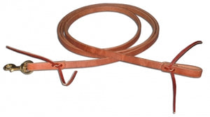 CST Harness Leather Roping Reins - Water Loop Ends