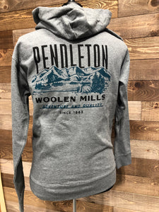 Pendleton Men's Mountain View Gray Hoodie