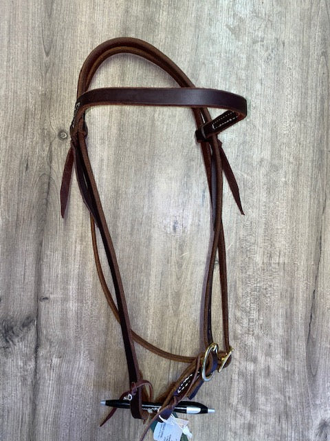 Berlin Heavy Oil Browband Headstall