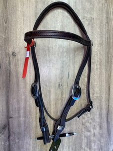 Berlin Dark Oil Browband Headstall with Quick Change Ends