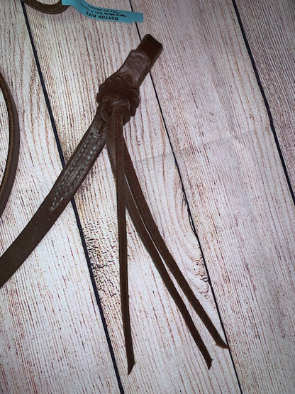 Dutton Split Reins - 5/8" (Pineapple Knot Quick Change Ends)