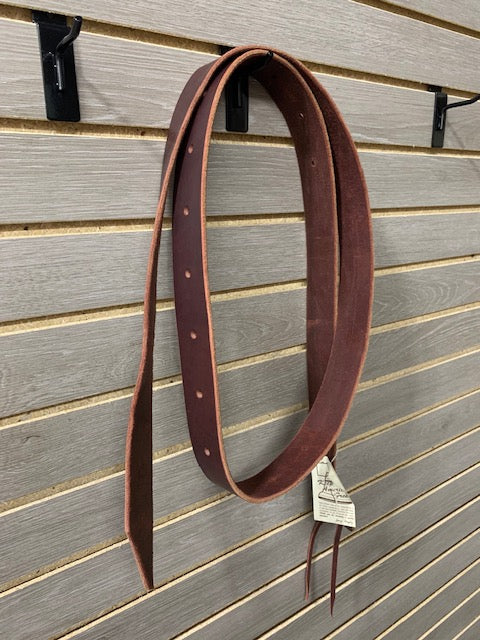 Jerry Beagley Leather Latigo 1.75"