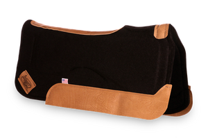Impact Gel Contour Classic Saddle Pad - Brown Wear Leathers