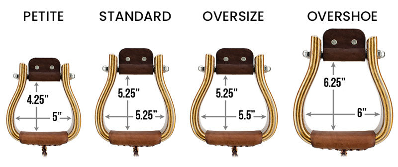 Don Orrell 2" Barrel Racer Stirrups (Standard)