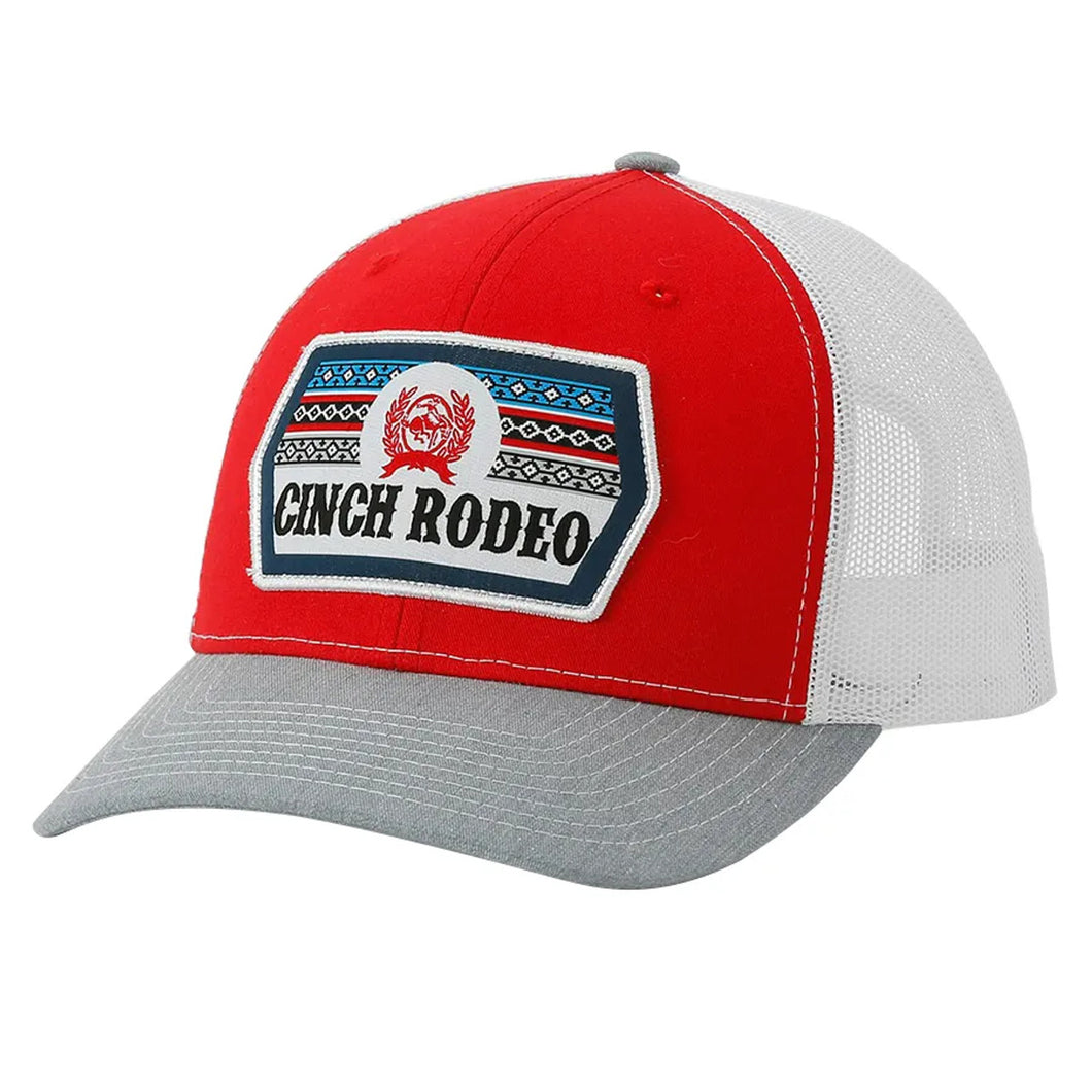 Cinch Men's Cinch Rodeo Red Trucker Cap