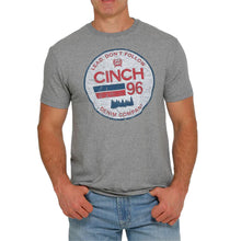 Load image into Gallery viewer, Cinch Men&#39;s  Logo Graphic Heather Grey T-Shirt
