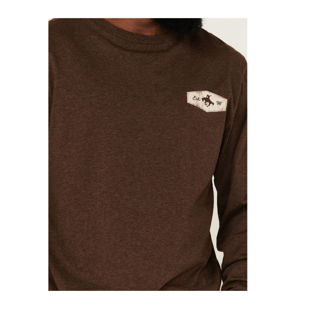 Cinch Men's Graphic Logo Brown With Cream T-Shirt