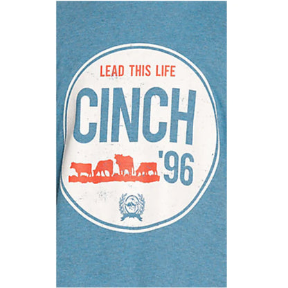 Cinch Boy's Lead This Life Blue Graphic T-Shirt