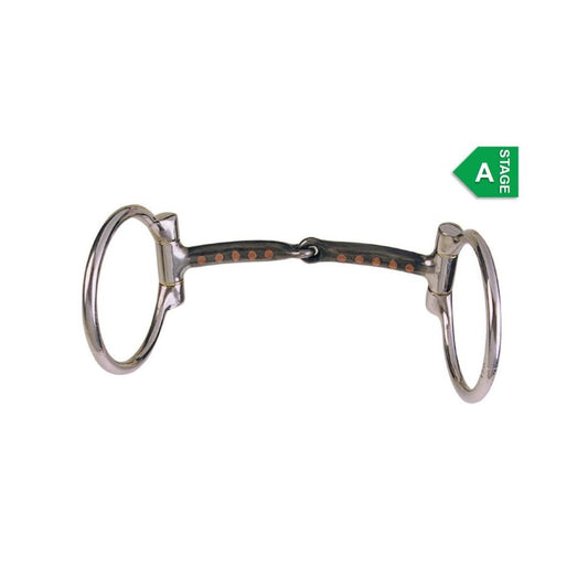 281 Reinsman Double 5 Offset D Ring Snaffle