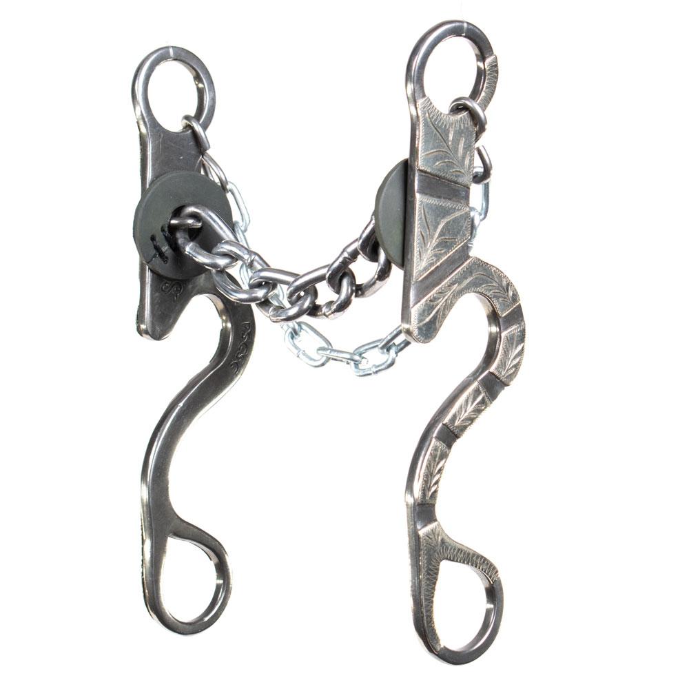 Small Chain Bit Patrick Smith Cavalry Short Chain Bit – Leanin' Pole Arena