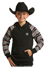 Load image into Gallery viewer, Rock &amp; Roll Boy&#39;s Serape Black Pullover
