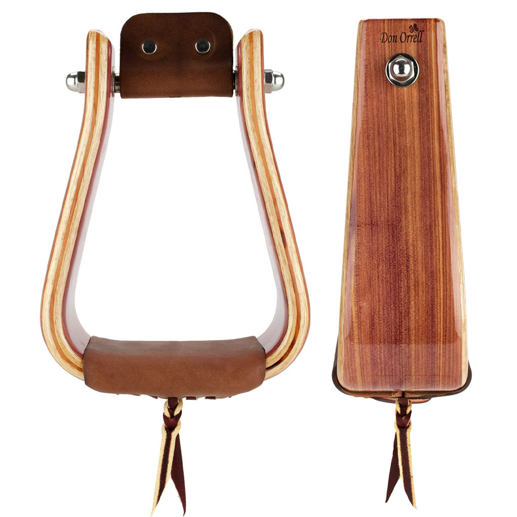 Don Orrell 3" Deep Roper Stirrups