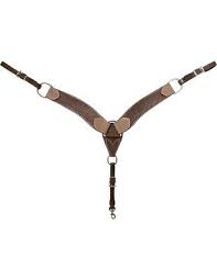 Cashel 2-3/4” Basket Breastcollar - Chocolate