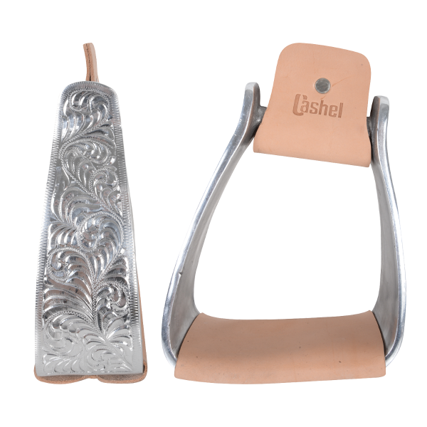 Cashel Endurance Slanted Engraved Stirrups 2.5"