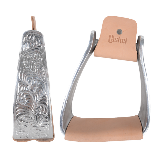 Cashel Endurance Slanted Engraved Stirrups 2.5"