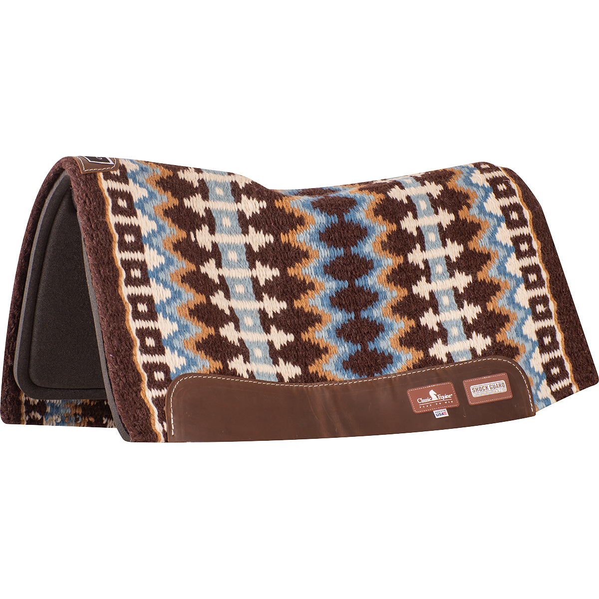 Classic Equine ShockGuard Saddle Pad - Blanket Top