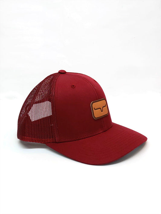 Kimes Ranch Burgundy Snap Shot Trucker Cap