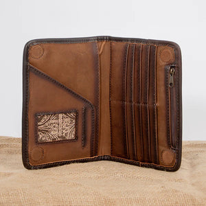 STS Wrapped Cowhide Magnetic Wallet