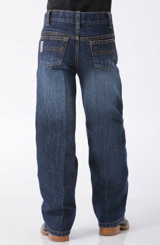 Cinch Boy's Dark Wash White Label Slim Jean