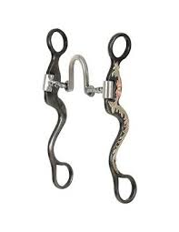 Classic Equine BitLogic 8" Cavalry Cheek Bit - Ported Twisted Wire