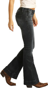 Rock & Roll Women's Low Rise Stretch Trouser Jean