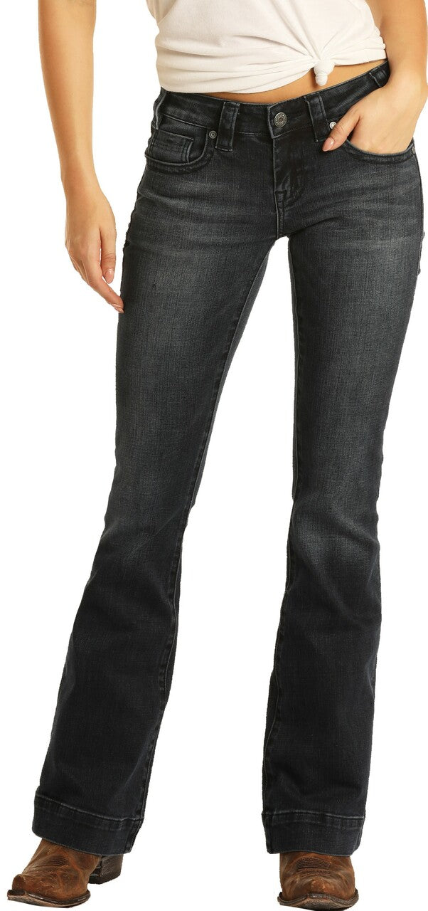 Silver Jeans Co. Women's Suki Mid Rise Trouser Leg | CoolSprings Galleria